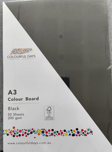 A3 black insert sheets - recommended purchase 5 sheets